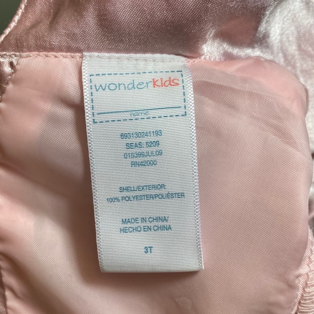 Beautiful pink little girls dress size 3T - Picture 5 of 5